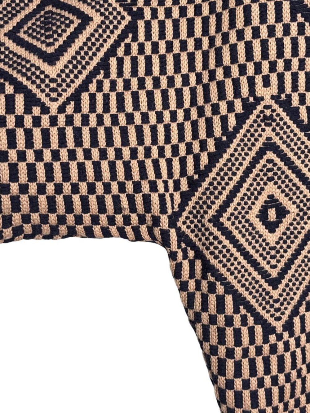 ANTHROPOLOGIE MOTH WOVEN SWEATER CABINCORE CARDIGAN GORPCORE COTTAGECORE COZY M - Picture 4 of 7